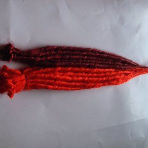 20 Red Burgundy Dreads Dreadlocks Hair Extensions